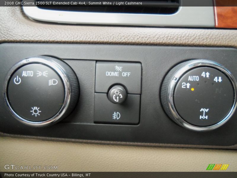 Summit White / Light Cashmere 2008 GMC Sierra 1500 SLT Extended Cab 4x4