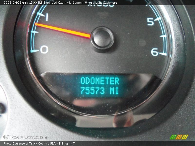 Summit White / Light Cashmere 2008 GMC Sierra 1500 SLT Extended Cab 4x4