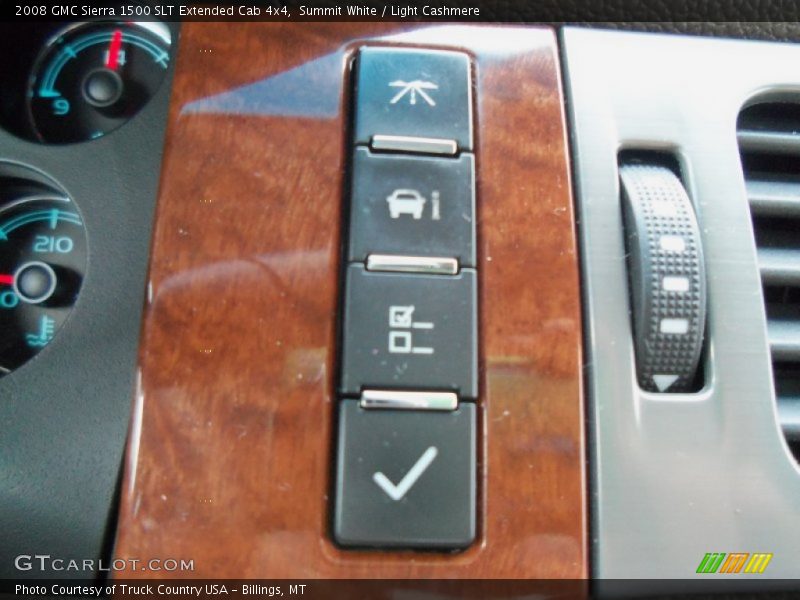 Summit White / Light Cashmere 2008 GMC Sierra 1500 SLT Extended Cab 4x4