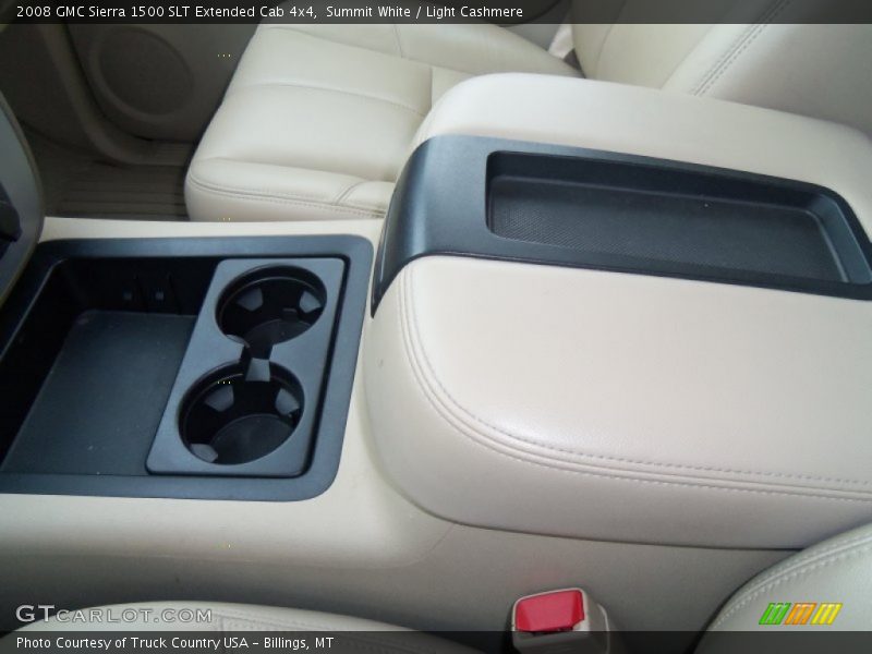 Summit White / Light Cashmere 2008 GMC Sierra 1500 SLT Extended Cab 4x4