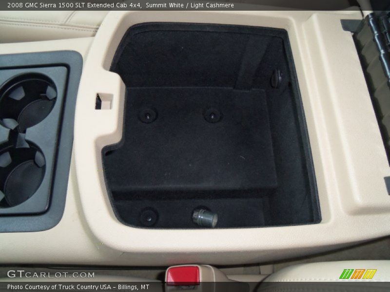 Summit White / Light Cashmere 2008 GMC Sierra 1500 SLT Extended Cab 4x4