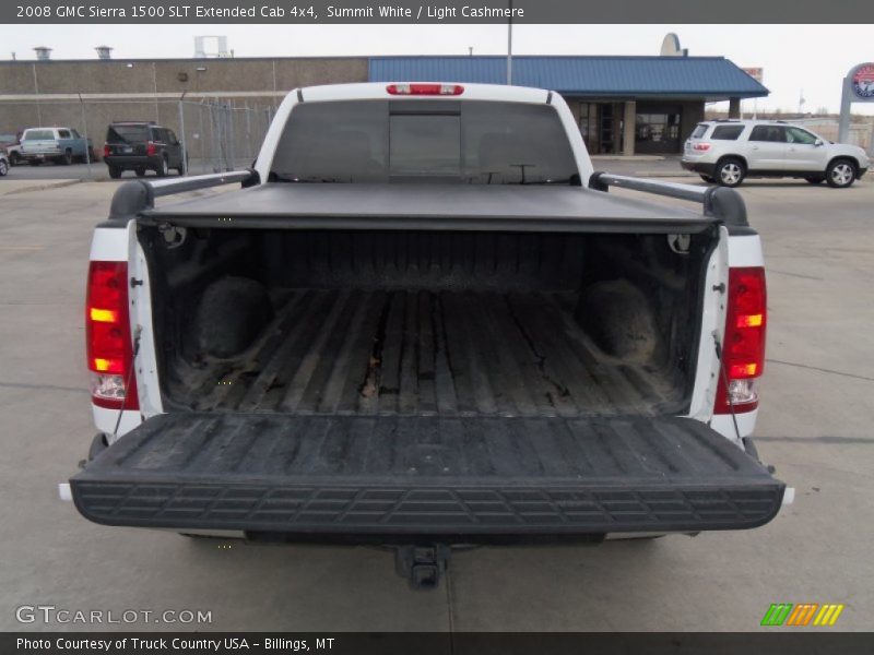 Summit White / Light Cashmere 2008 GMC Sierra 1500 SLT Extended Cab 4x4