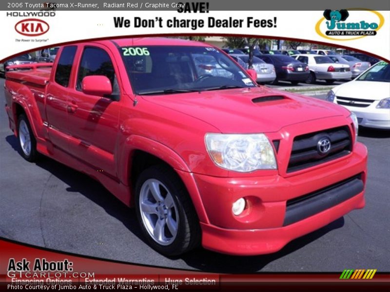 Radiant Red / Graphite Gray 2006 Toyota Tacoma X-Runner
