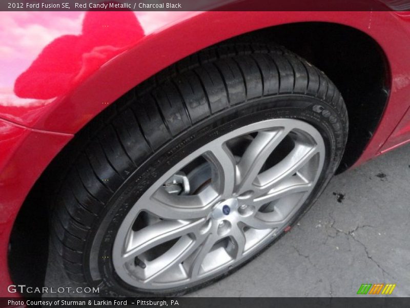 Red Candy Metallic / Charcoal Black 2012 Ford Fusion SE
