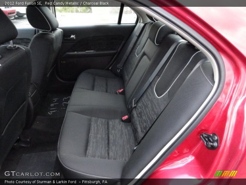 Red Candy Metallic / Charcoal Black 2012 Ford Fusion SE