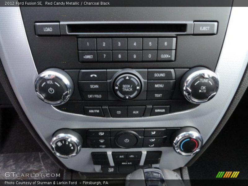 Red Candy Metallic / Charcoal Black 2012 Ford Fusion SE