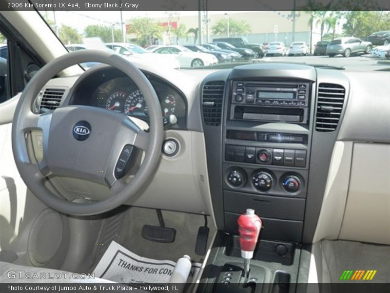 Ebony Black / Gray 2006 Kia Sorento LX 4x4