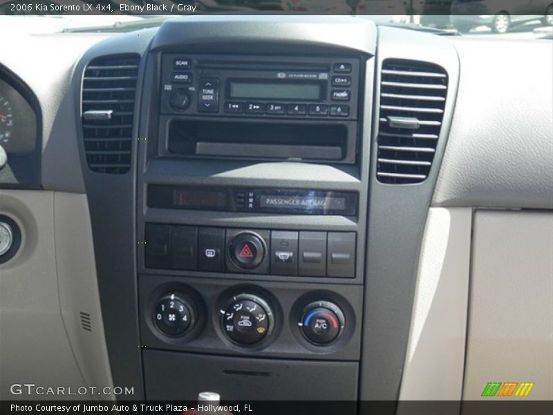 Ebony Black / Gray 2006 Kia Sorento LX 4x4