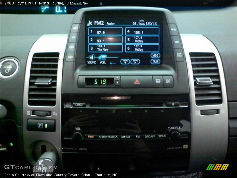 Black / Gray 2008 Toyota Prius Hybrid Touring