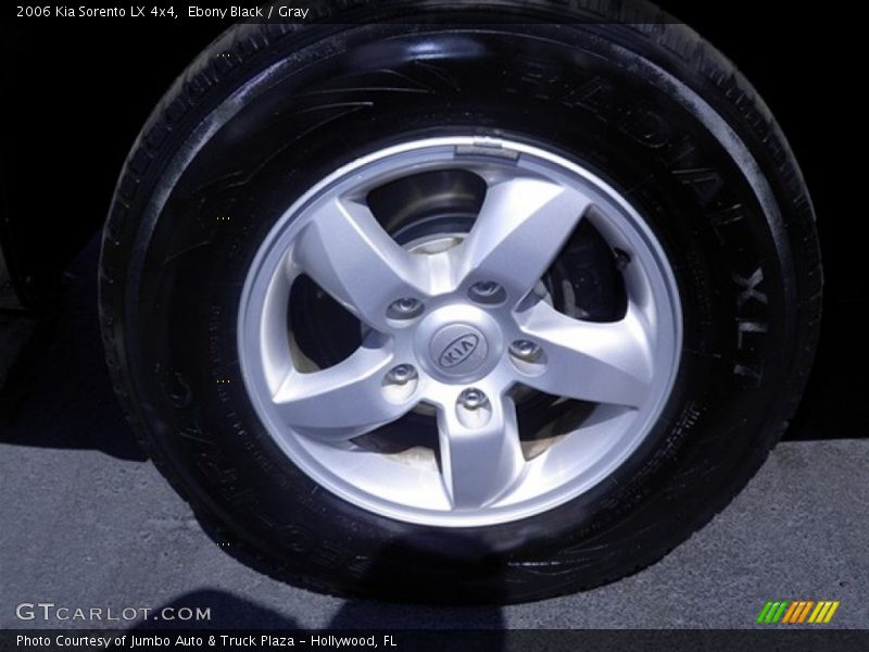 Ebony Black / Gray 2006 Kia Sorento LX 4x4