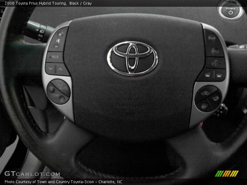 Black / Gray 2008 Toyota Prius Hybrid Touring