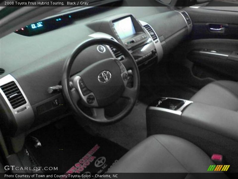 Black / Gray 2008 Toyota Prius Hybrid Touring
