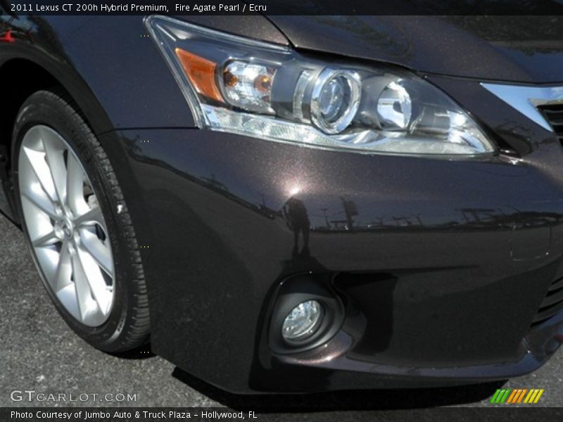 Fire Agate Pearl / Ecru 2011 Lexus CT 200h Hybrid Premium