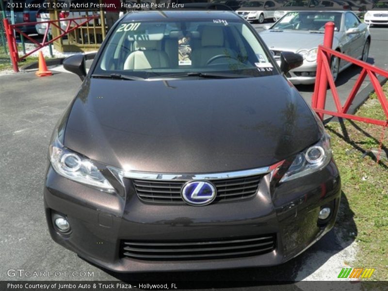 Fire Agate Pearl / Ecru 2011 Lexus CT 200h Hybrid Premium