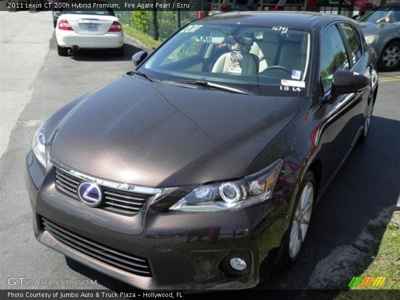 Fire Agate Pearl / Ecru 2011 Lexus CT 200h Hybrid Premium