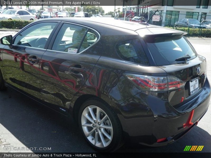 Fire Agate Pearl / Ecru 2011 Lexus CT 200h Hybrid Premium
