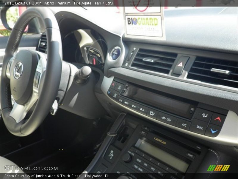 Fire Agate Pearl / Ecru 2011 Lexus CT 200h Hybrid Premium