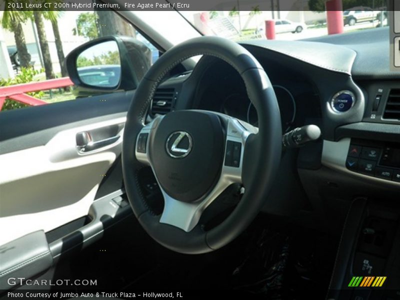 Fire Agate Pearl / Ecru 2011 Lexus CT 200h Hybrid Premium