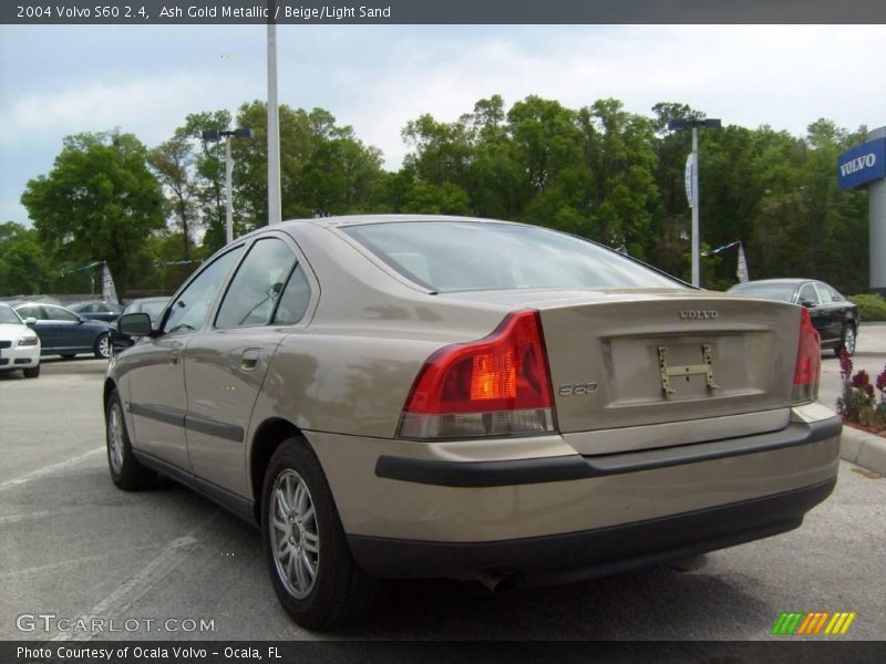 Ash Gold Metallic / Beige/Light Sand 2004 Volvo S60 2.4