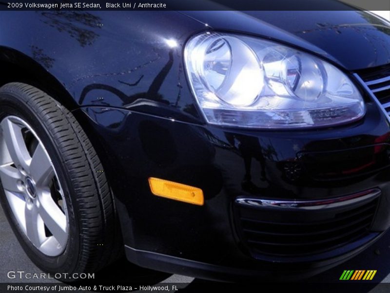 Black Uni / Anthracite 2009 Volkswagen Jetta SE Sedan