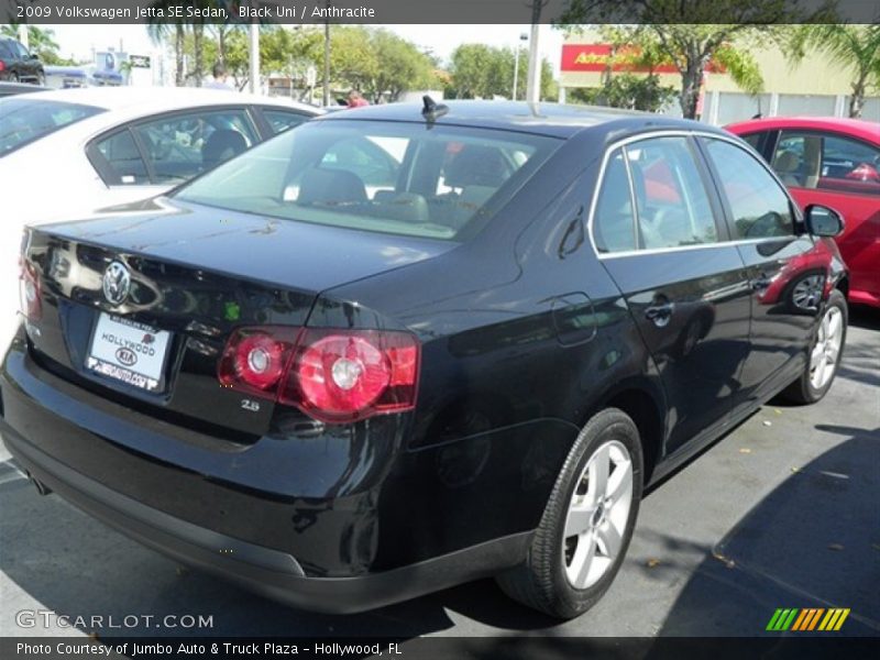 Black Uni / Anthracite 2009 Volkswagen Jetta SE Sedan
