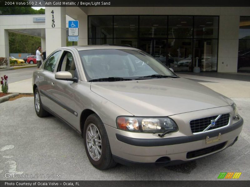 Ash Gold Metallic / Beige/Light Sand 2004 Volvo S60 2.4