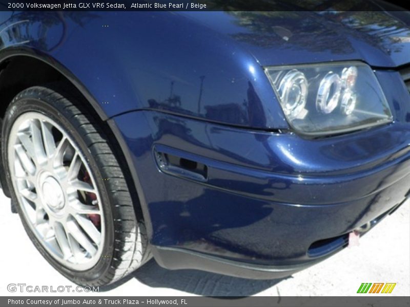 Atlantic Blue Pearl / Beige 2000 Volkswagen Jetta GLX VR6 Sedan