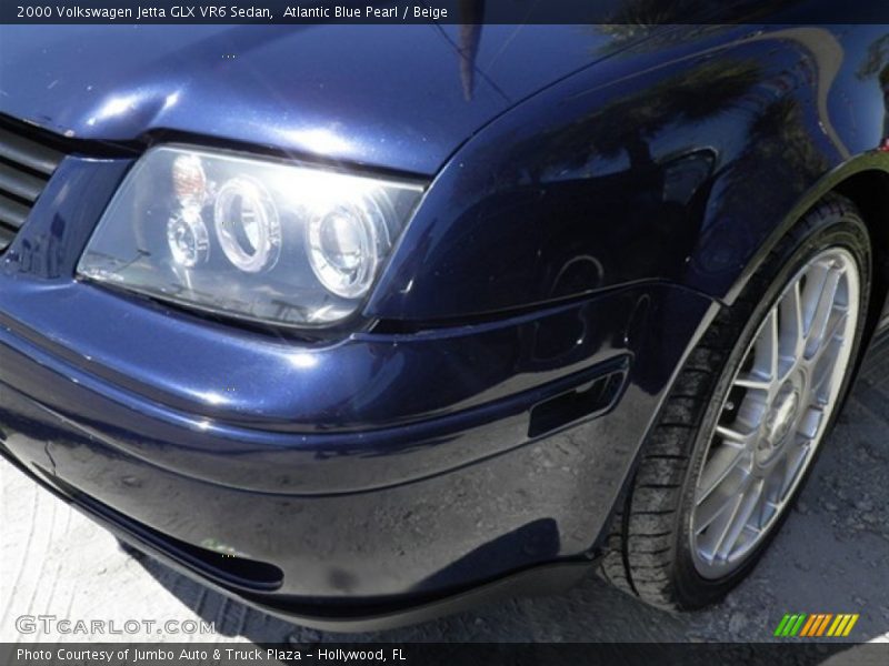Atlantic Blue Pearl / Beige 2000 Volkswagen Jetta GLX VR6 Sedan