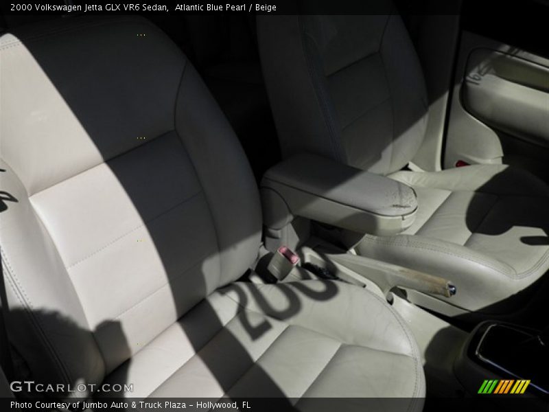 Atlantic Blue Pearl / Beige 2000 Volkswagen Jetta GLX VR6 Sedan