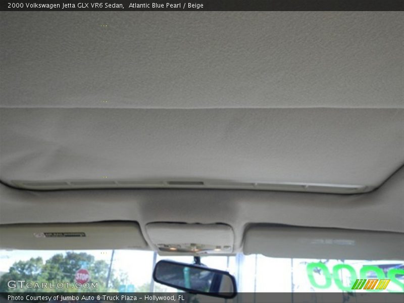 Atlantic Blue Pearl / Beige 2000 Volkswagen Jetta GLX VR6 Sedan