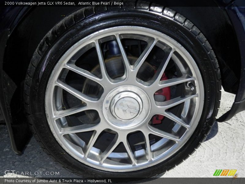 Atlantic Blue Pearl / Beige 2000 Volkswagen Jetta GLX VR6 Sedan