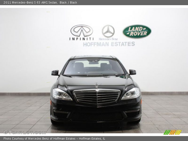 Black / Black 2011 Mercedes-Benz S 63 AMG Sedan
