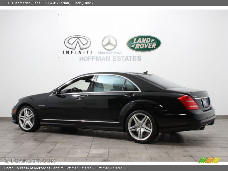 Black / Black 2011 Mercedes-Benz S 63 AMG Sedan