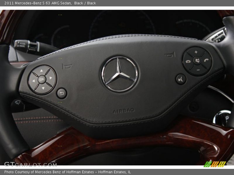 Black / Black 2011 Mercedes-Benz S 63 AMG Sedan