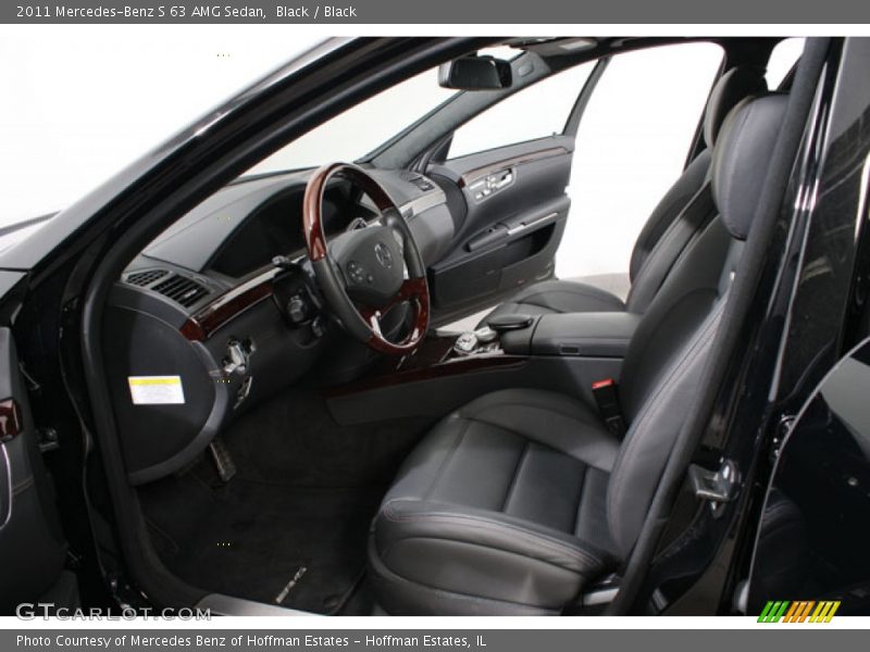 Black / Black 2011 Mercedes-Benz S 63 AMG Sedan