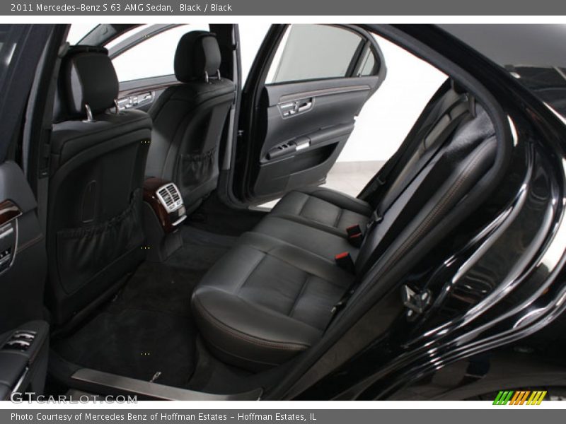 Black / Black 2011 Mercedes-Benz S 63 AMG Sedan