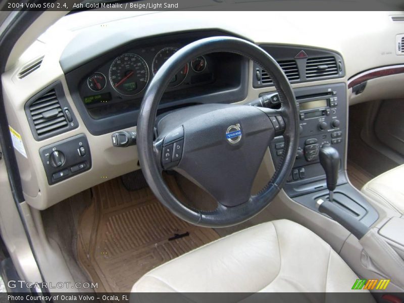 Ash Gold Metallic / Beige/Light Sand 2004 Volvo S60 2.4