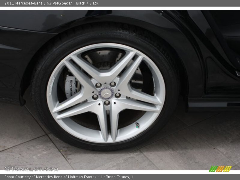 Black / Black 2011 Mercedes-Benz S 63 AMG Sedan