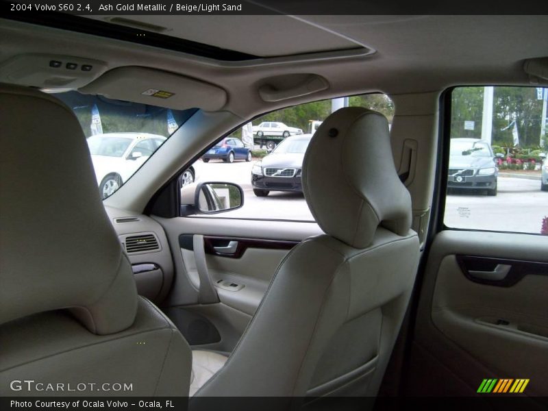 Ash Gold Metallic / Beige/Light Sand 2004 Volvo S60 2.4