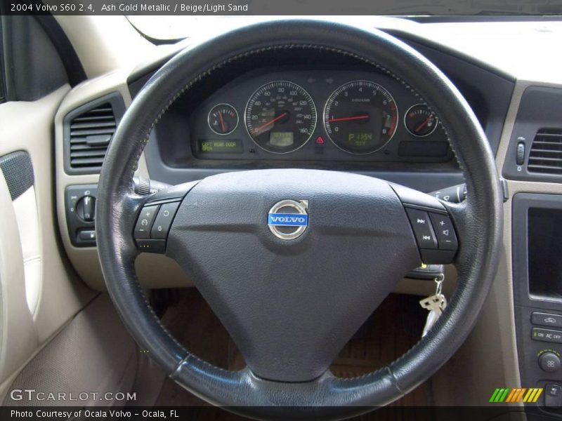 Ash Gold Metallic / Beige/Light Sand 2004 Volvo S60 2.4