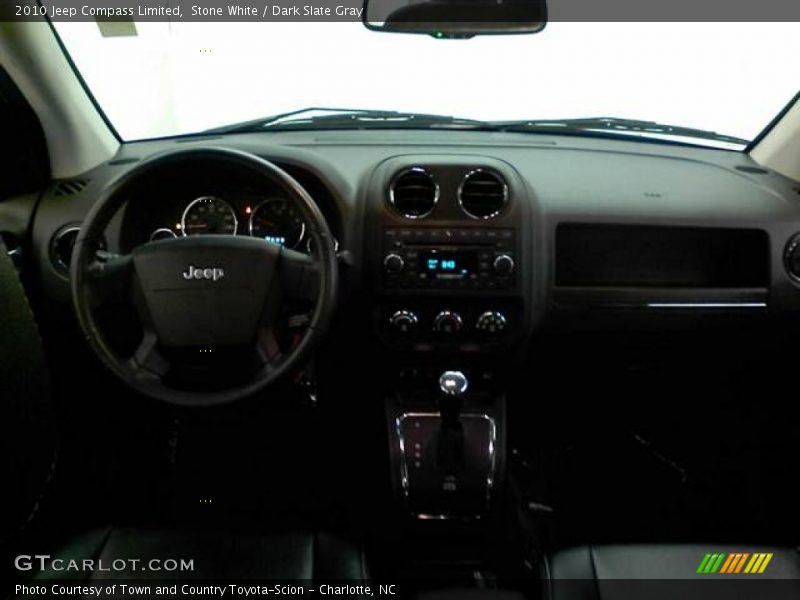 Stone White / Dark Slate Gray 2010 Jeep Compass Limited