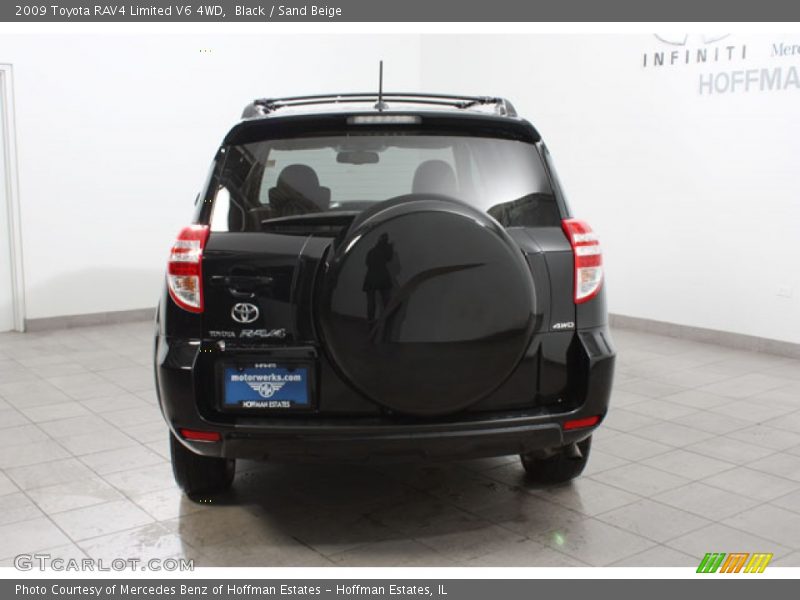 Black / Sand Beige 2009 Toyota RAV4 Limited V6 4WD