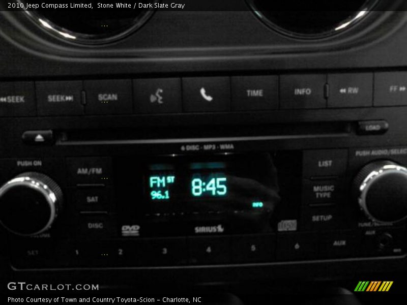 Stone White / Dark Slate Gray 2010 Jeep Compass Limited