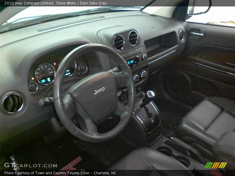 Stone White / Dark Slate Gray 2010 Jeep Compass Limited