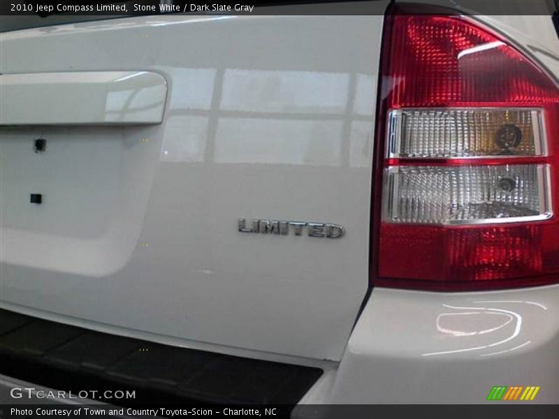 Stone White / Dark Slate Gray 2010 Jeep Compass Limited