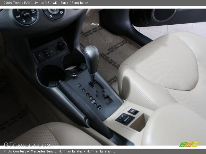 Black / Sand Beige 2009 Toyota RAV4 Limited V6 4WD
