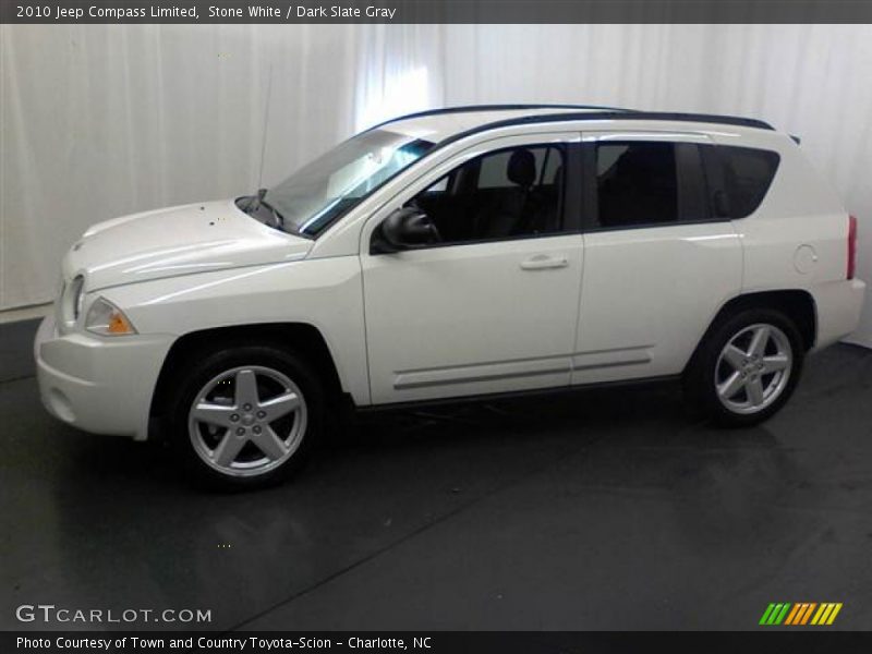 Stone White / Dark Slate Gray 2010 Jeep Compass Limited