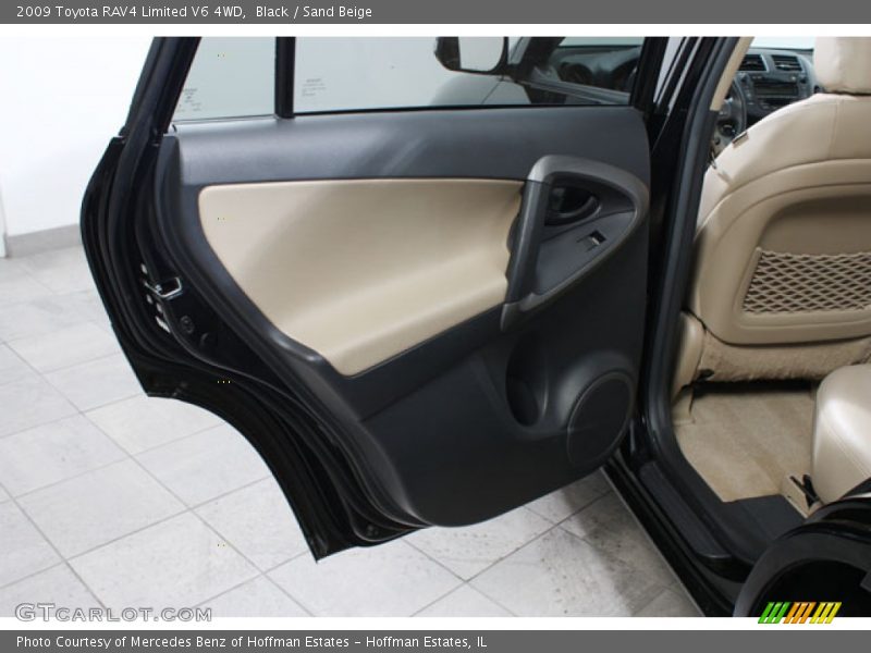 Black / Sand Beige 2009 Toyota RAV4 Limited V6 4WD