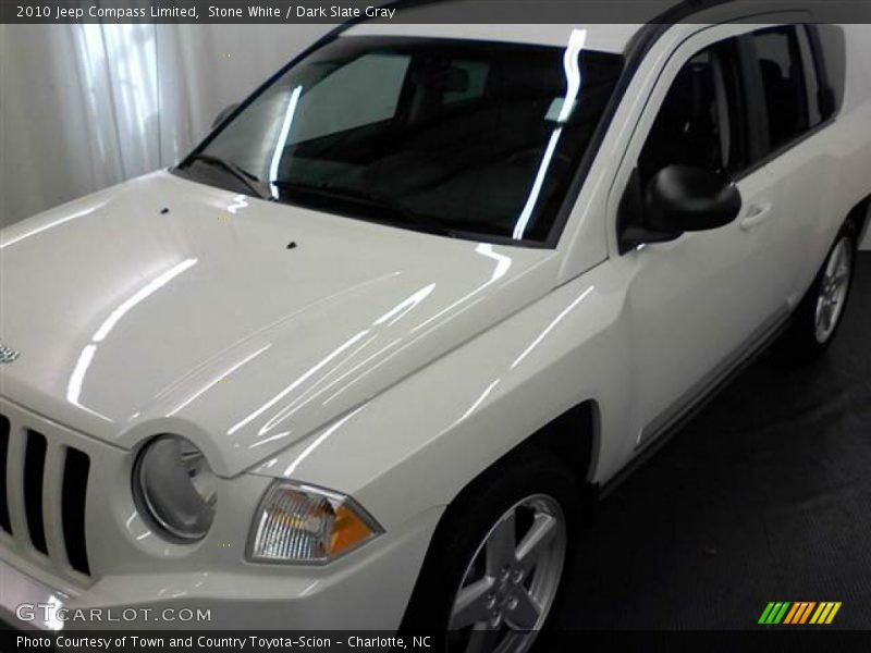 Stone White / Dark Slate Gray 2010 Jeep Compass Limited