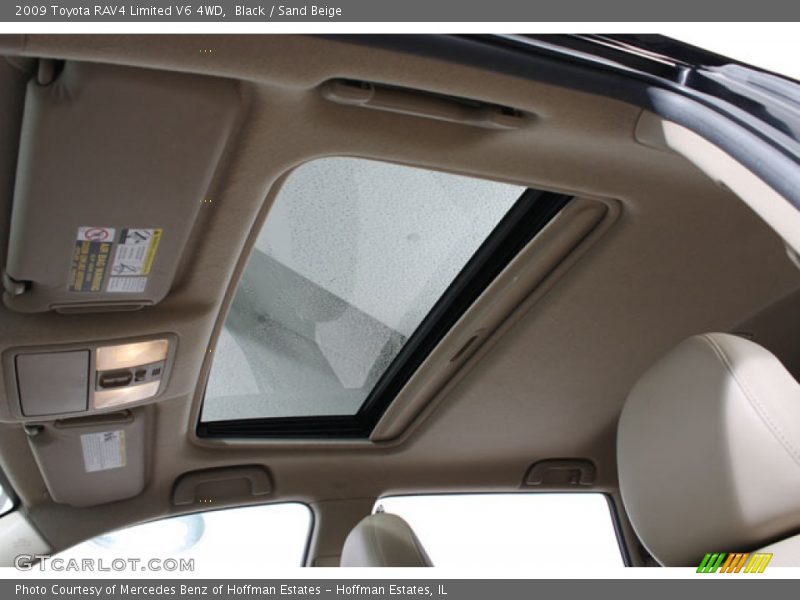 Black / Sand Beige 2009 Toyota RAV4 Limited V6 4WD